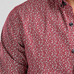 Anthony Long Sleeve Shirt // Claret Red (XS)