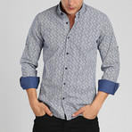 Bermuda Button Down Shirt // Navy Blue (XS)