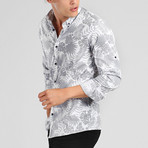 Antigua Button Down Shirt // Gray (S)