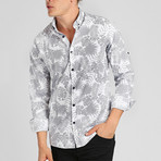 Antigua Button Down Shirt // Gray (L)