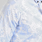 Galapagos Button Down Shirt // Blue (L)