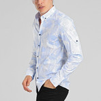 Galapagos Button Down Shirt // Blue (S)