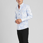 Galapagos Button Down Shirt // Blue (XL)