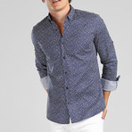 Lance Long Sleeve Shirt // Navy (XL)
