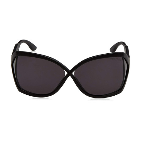 Women's Julianne Acetate Sunglasses // Shiny Black + Grey
