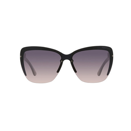 Women's Poppy Acetate Sunglasses // Purple Crystal + Purple Gradient