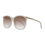 Women's Damen Acetate Sunglasses // Ivory + Pink Gradient