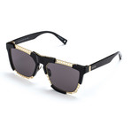 Coz Sunglasses // Black + Solid Smoke
