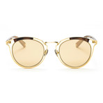 Edge X Sunglasses // Golden + Blonde Mirror