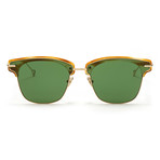 Allev Sunglasses // Bottle Green