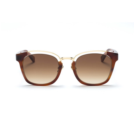 Den Sunglasses // Amber + Brown Mirror Gradient