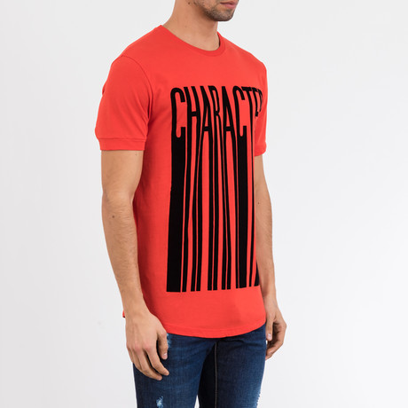 Character Supima Cotton Tee // Fiery Red (L)