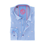 Oliver Fill Coupe Button-Up Shirt // Royal Blue (2XL)