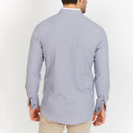 Blanc // Mandarin Collar Button // Gray (2X-Large)