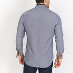 Blanc // Collarless Shirt // Smoke Gray (2X-Large)