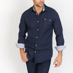 Blanc // Button Up // Navy (2X-Large)