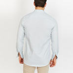 Blanc // Button Up // Light Turquoise (Small)