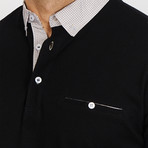 Henry Polo Shirt // Black (XL)