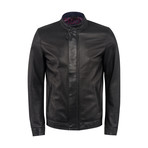 Stell Leather Jacket Slim Fit // Black (2XL)