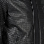 Stell Leather Jacket Slim Fit // Black (S)