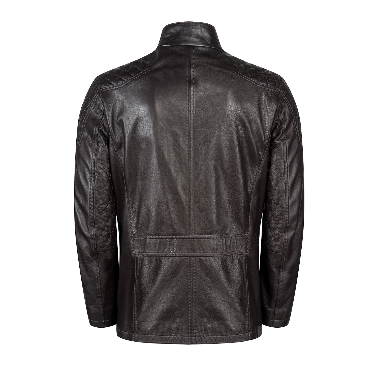 Travis Leather Coat Regular Fit // Brown (M) - Ruck & Maul - Touch of ...