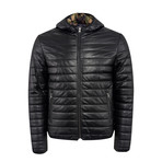 Walter Leather Coat Regular Fit // Black (XS)