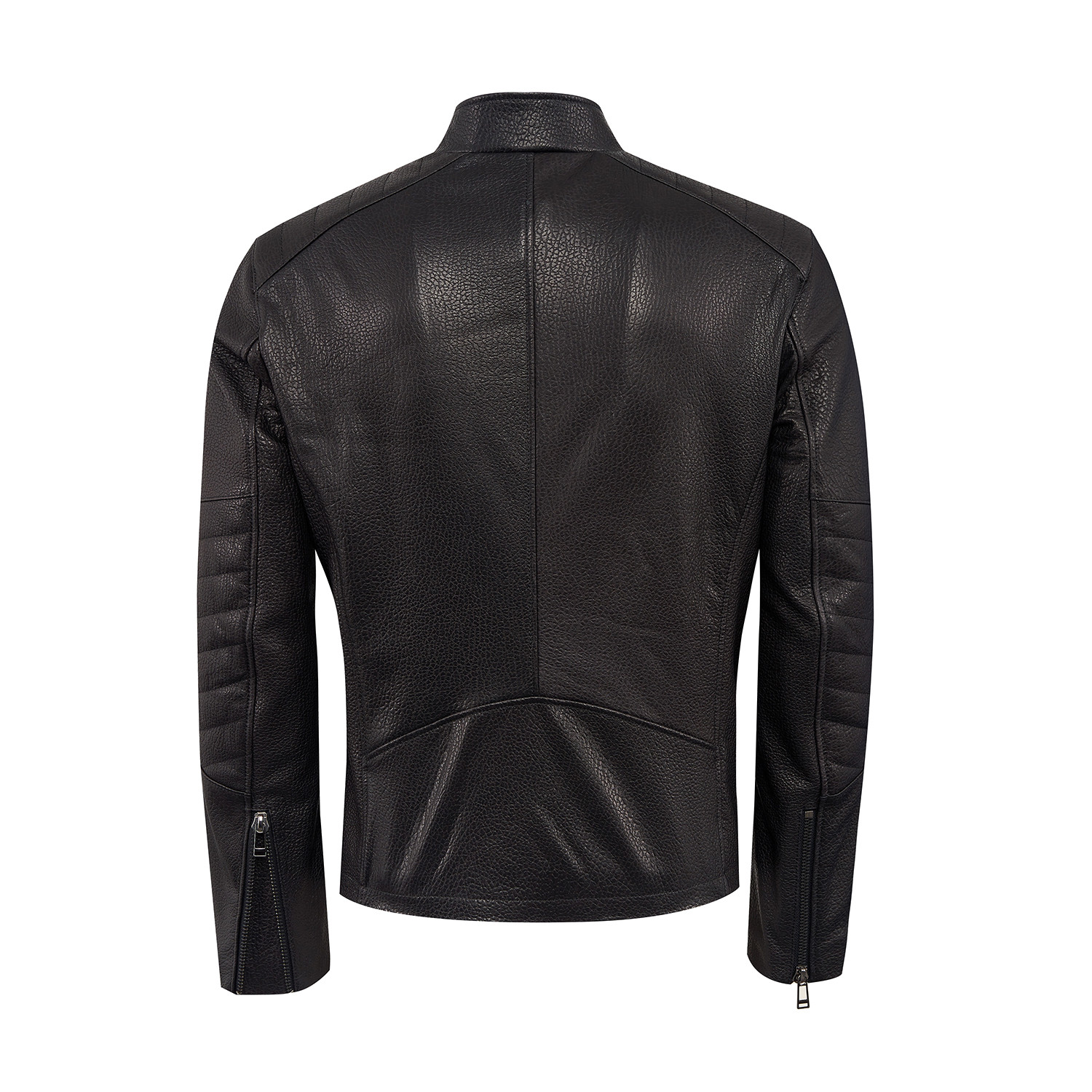 Milo Leather Jacket Slim Fit // Black (2XL) - Ruck & Maul - Touch of Modern