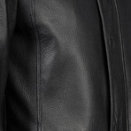 Avery Leather Jacket Regular Fit // Black (M)