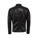 Gulliver Leather Jacket Regular Fit // Black (XL)