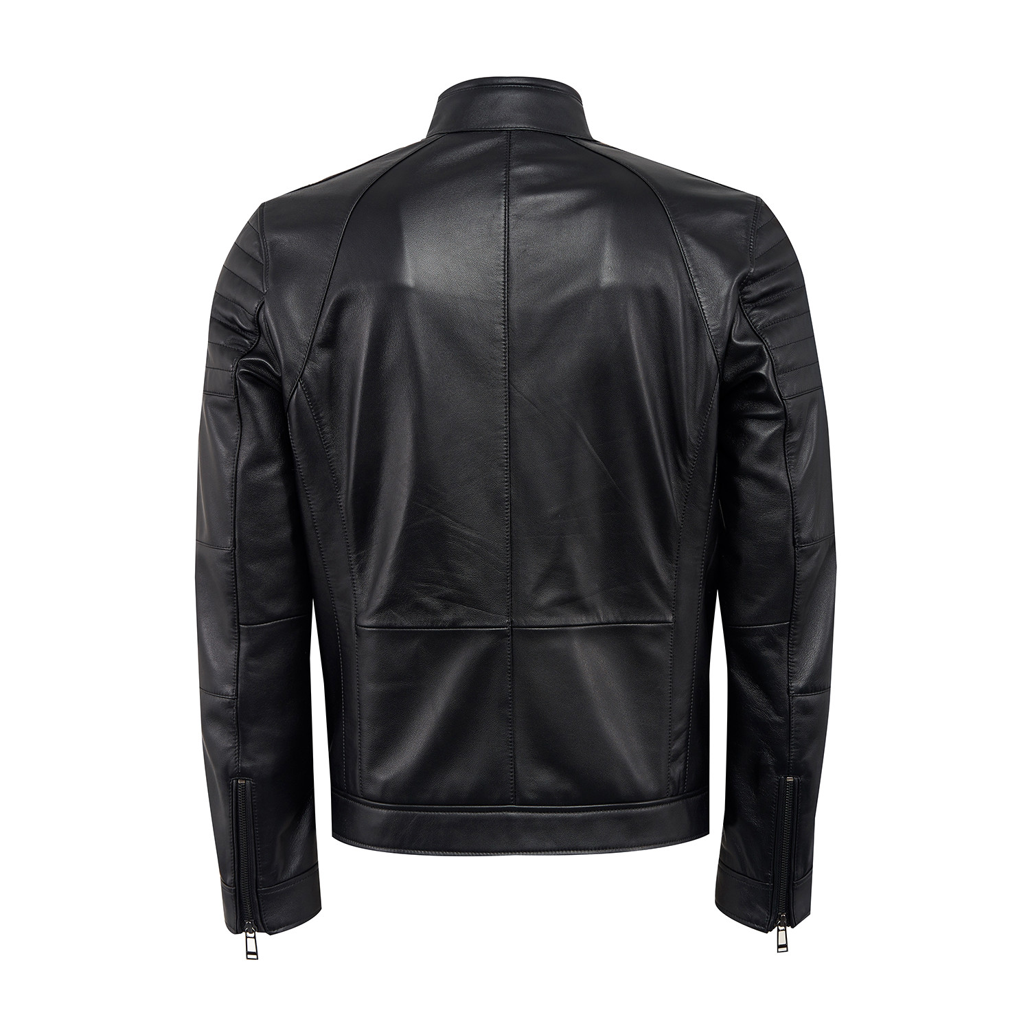 Otto Leather Jacket Slim Fit // Black (XS) - Ruck & Maul - Touch of Modern