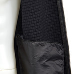 Edison Leather Jacket Slim Fit // Black (XS)