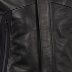 Gulliver Leather Jacket Regular Fit // Black (XL)