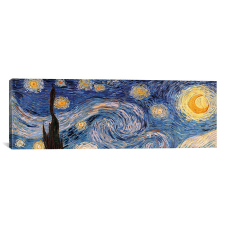 The Starry Night (Panoramic) (36"W x 12"H x 0.75"D)