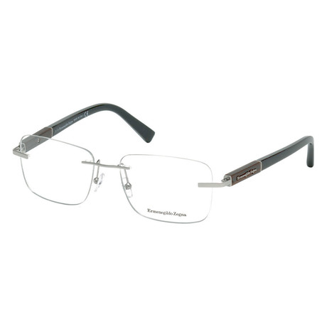 EZ5035 014 Eyeglasses // Ruthenium + Black