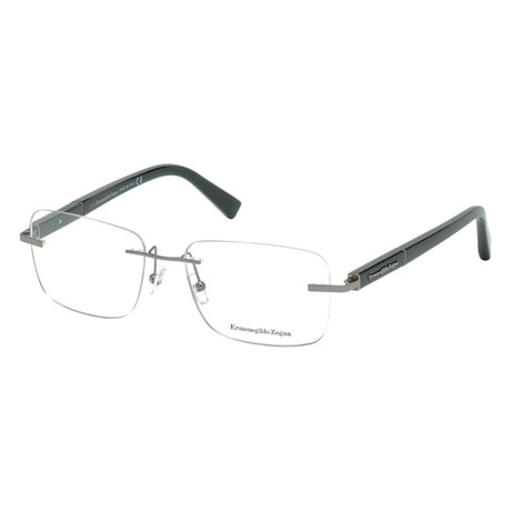 EZ5035-008 Eyeglasses // Shiny Gumetal