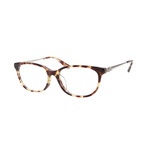 Ferragamo // Women's Rectangle Eyeglass Frame // Havana Vintage
