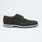 Berlina Lace Up // Velour Cement (Euro: 39.5)
