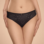 Adephi Mid-Rise Thong // Black (S)