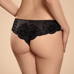 Adephi Mid-Rise Thong // Black (S)