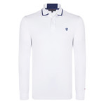 Patrick Long Sleeve Polo Shirt // White (S)