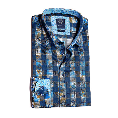 Leopold Modern Fit Dress Shirt // Blue (S)