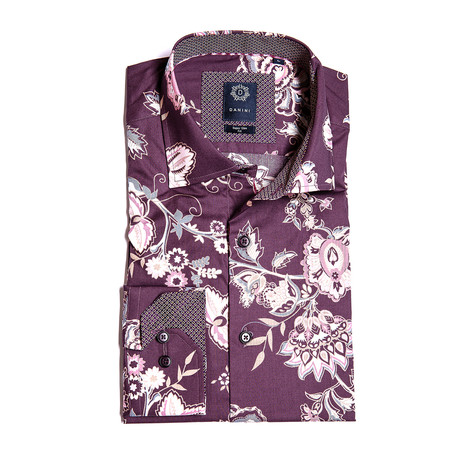Dominic Slim Fit Dress Shirt // Purple (S)