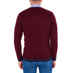 Ridged Sweater // Bordeaux (XL)