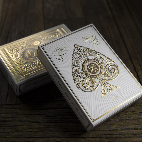 Artisan Playing Cards // White Edition // Set of 2