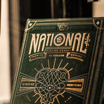 National Playing Cards // Green Edition // Set of 2