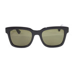 Gucci // Men's GG0001S Sunglasses // Black + Green