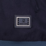 Luca Spring Nubuck Jacket // Navy (S)