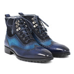 Wingtip Boots // Blue (Euro: 40)