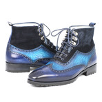 Wingtip Boots // Blue (Euro: 42)