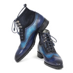 Wingtip Boots // Blue (Euro: 39)